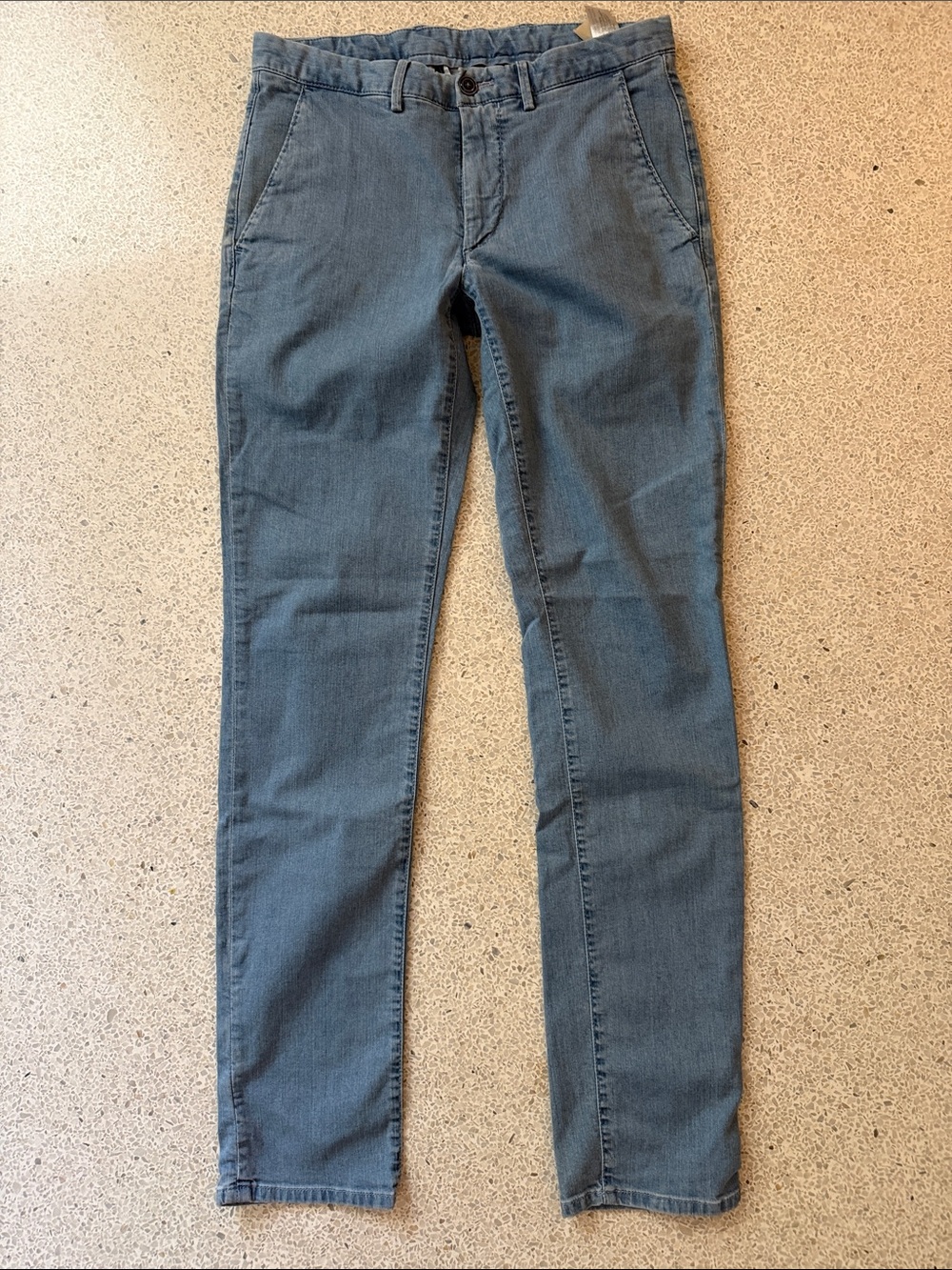 Massimo Dutti Men's Slim Straight Denim Chino Jean style 30 x 32